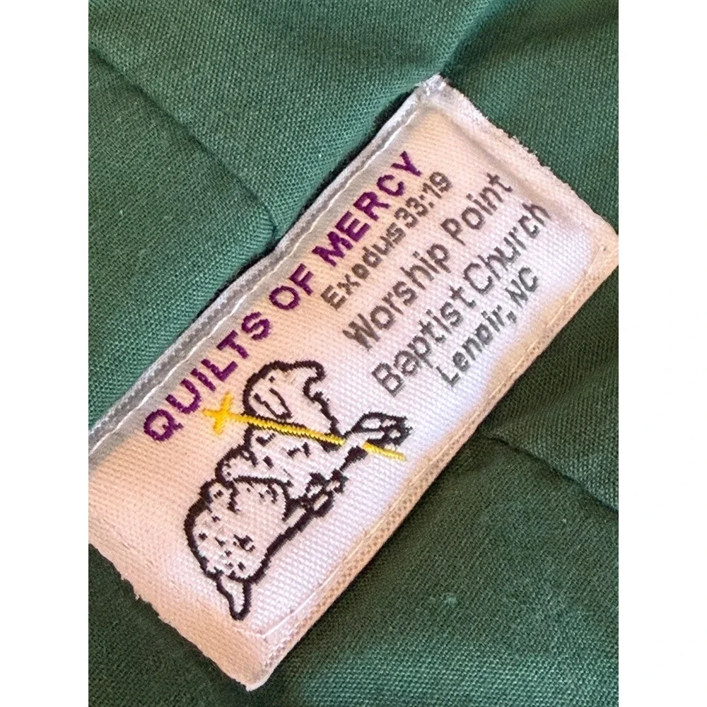 Quilts of Mercy Prayer Quilt Exodus Baptist Handmade Patchwork Throw Blanket USA